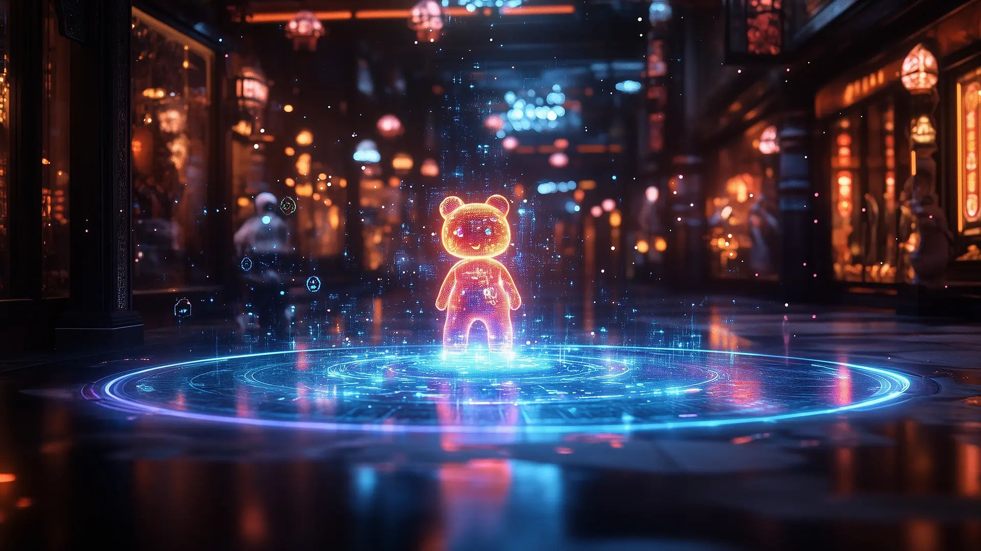 Mixed Reality showcase hologram