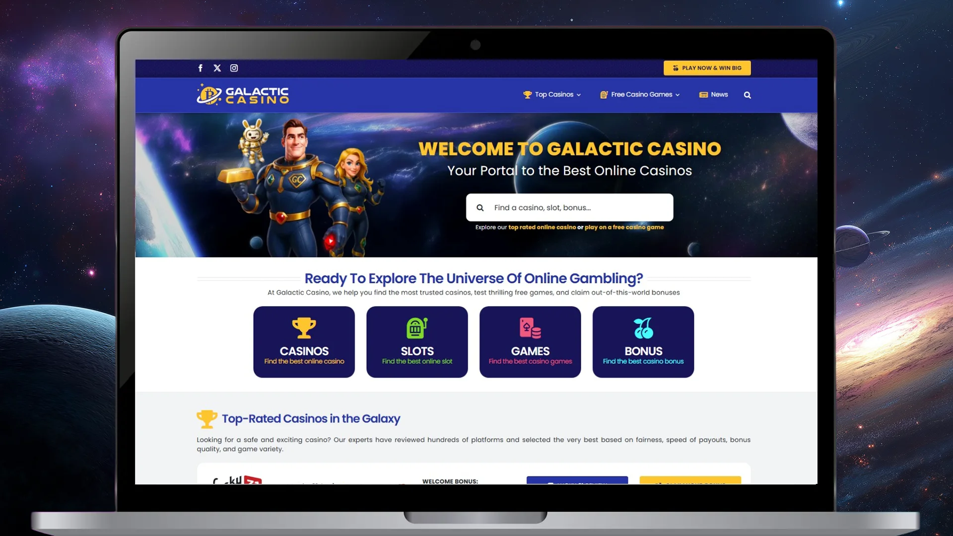 Casin Website Creation