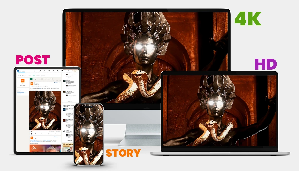 ALEA Ai Animation SIGMA Rome - Multi devices formats 