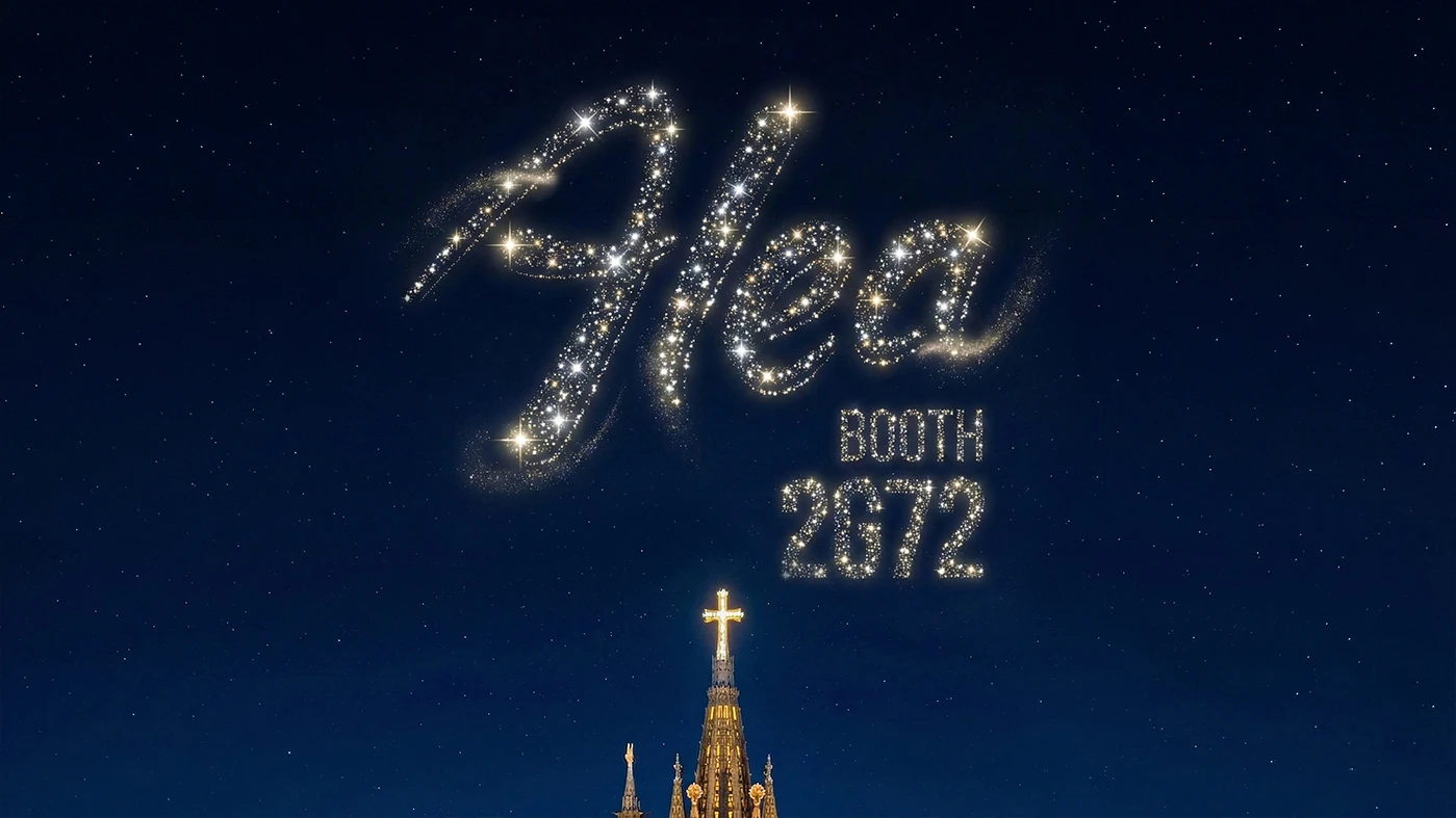 Alea Logo written in the stars