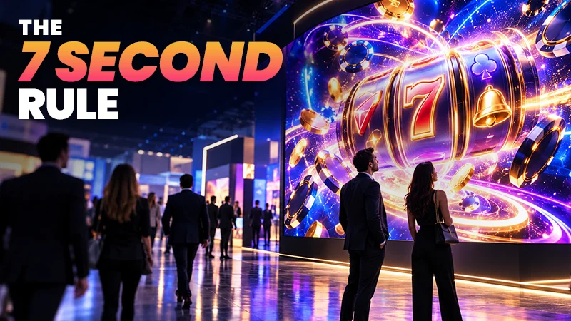 The 7-Second Rule: How to Build a Booth Video That Stops the Aisle
